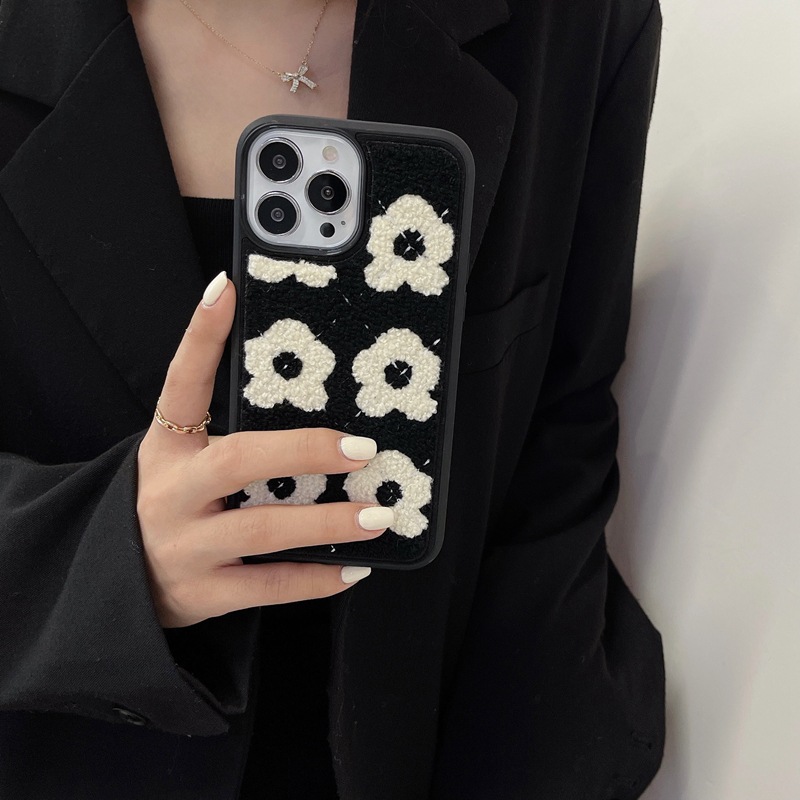 Plush Flower Phone Case 7