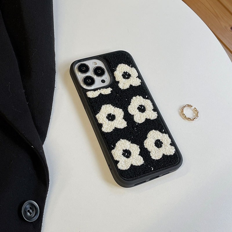 Plush Flower Phone Case 8