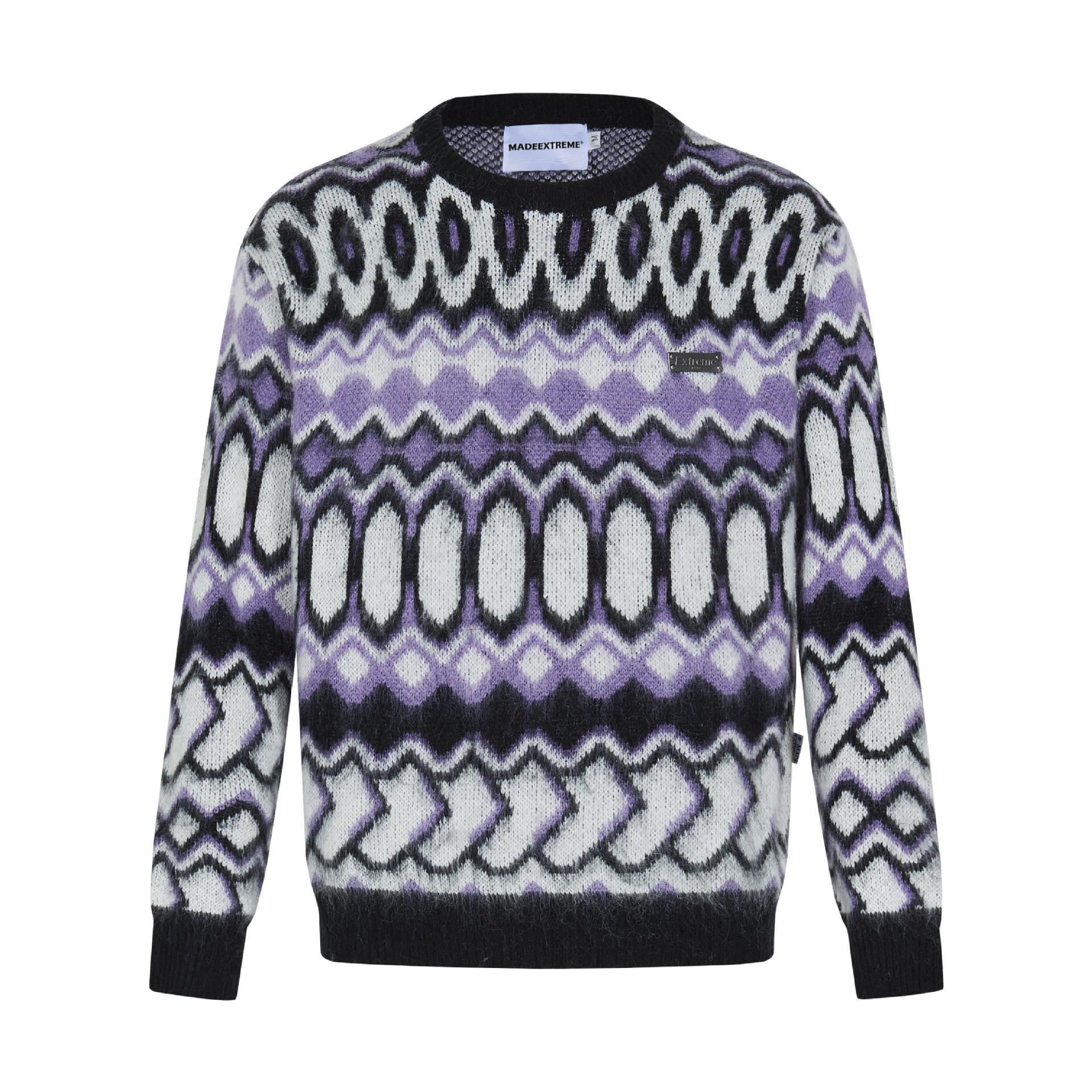 Street Retro Striped Sweater Image 4