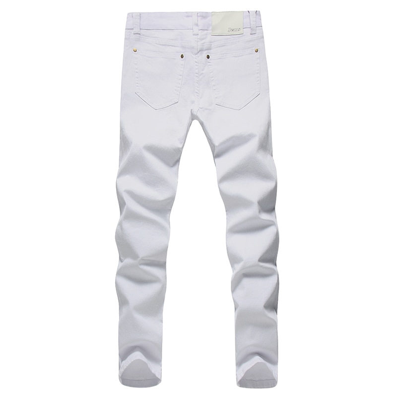 White Slim-Fit Pants Style 2