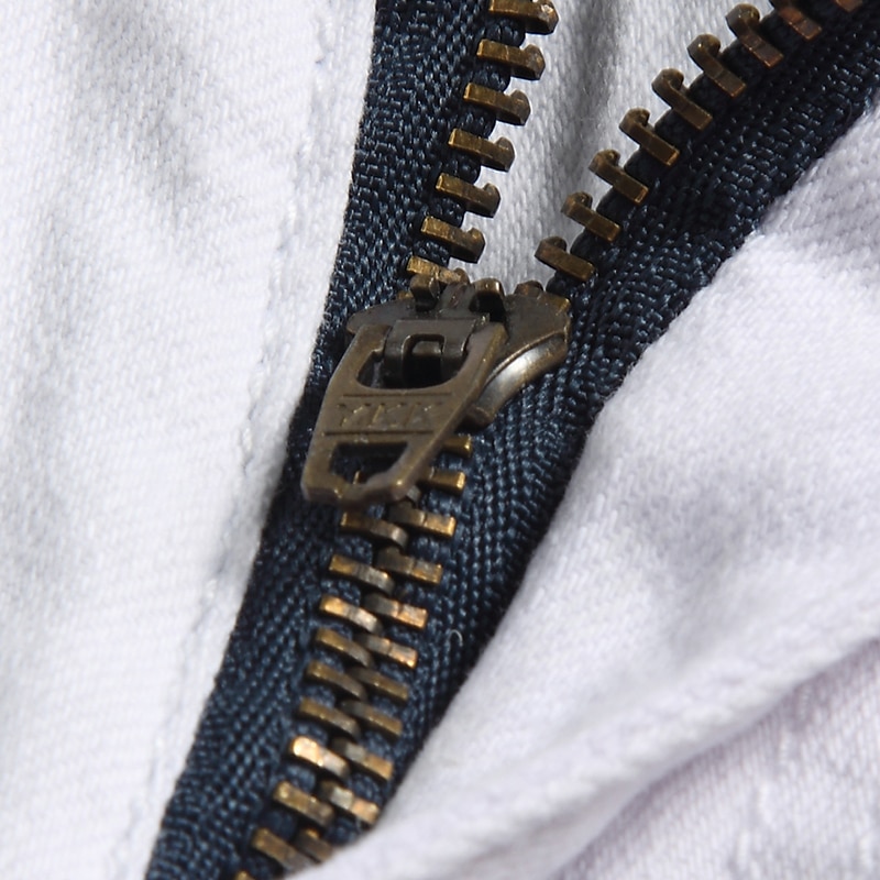 White Slim-Fit Pants Style 5