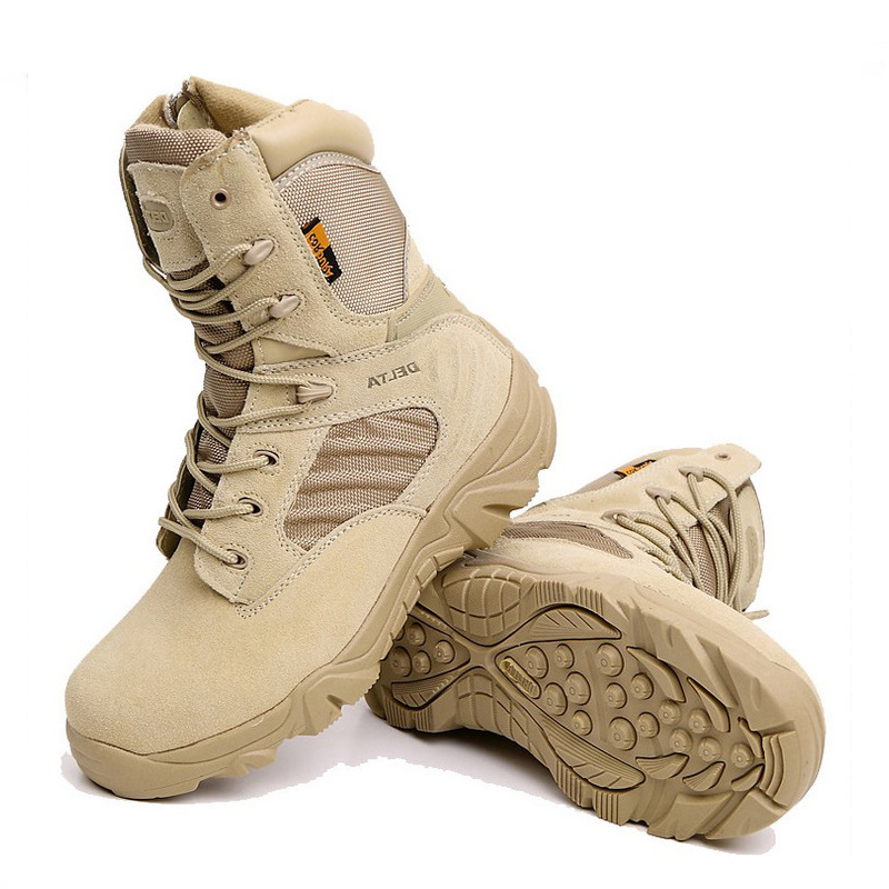 Delta High-Top Military Boots - Image 1