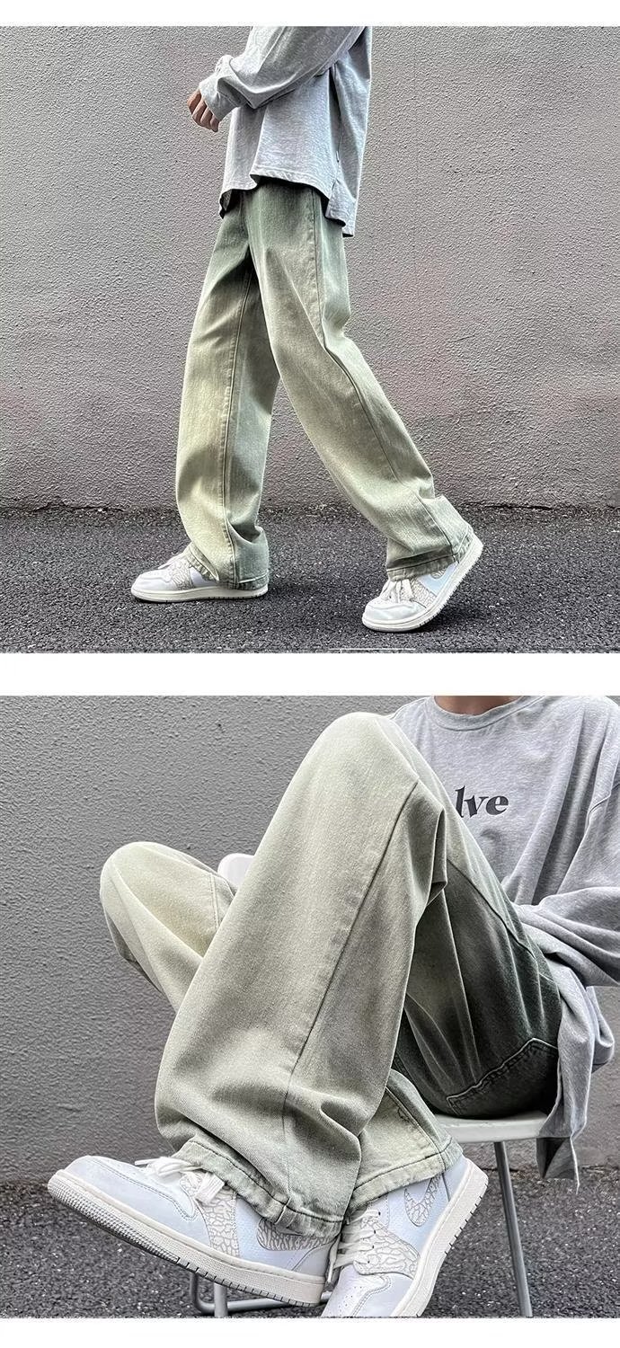 Wide-leg Straight Pants Image 2