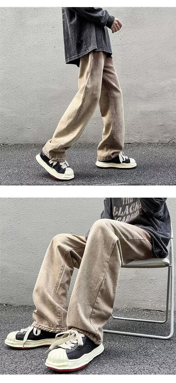 Wide-leg Straight Pants Image 5