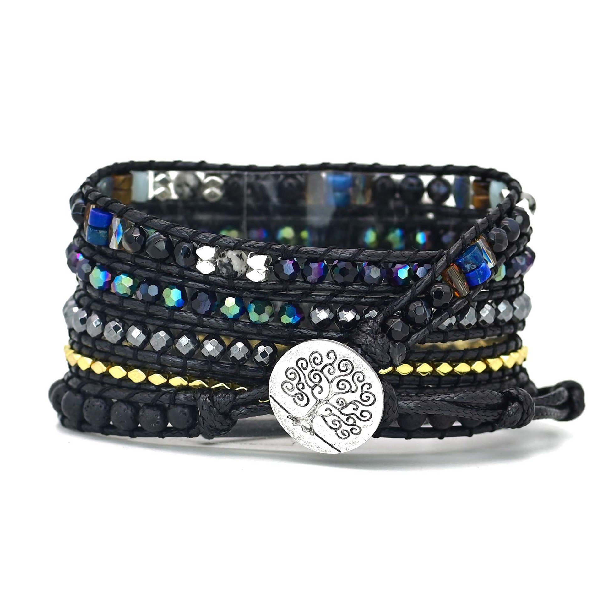 Black Retro Woven Watch Band 1