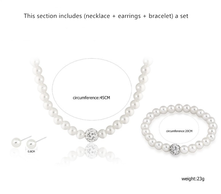 Pearl Necklace Set