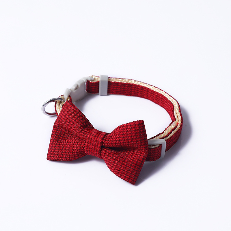Pet Adjustable Bow Cat Collar - Stylish Look