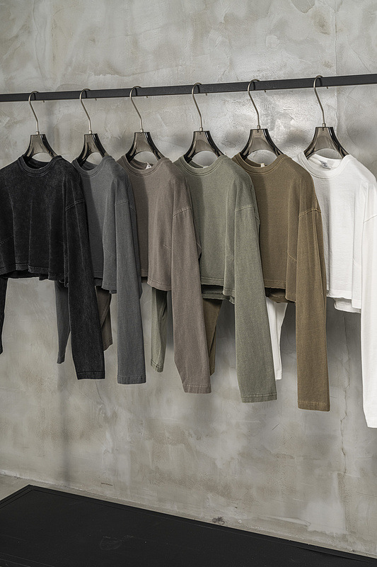 Cotton Short Long Sleeve Loose Tide Brand Women T - Color Variation 3