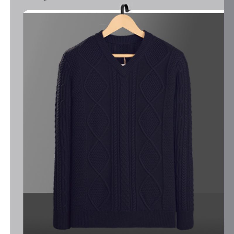 Men's Thickened Thermal Base Sweater Image 2