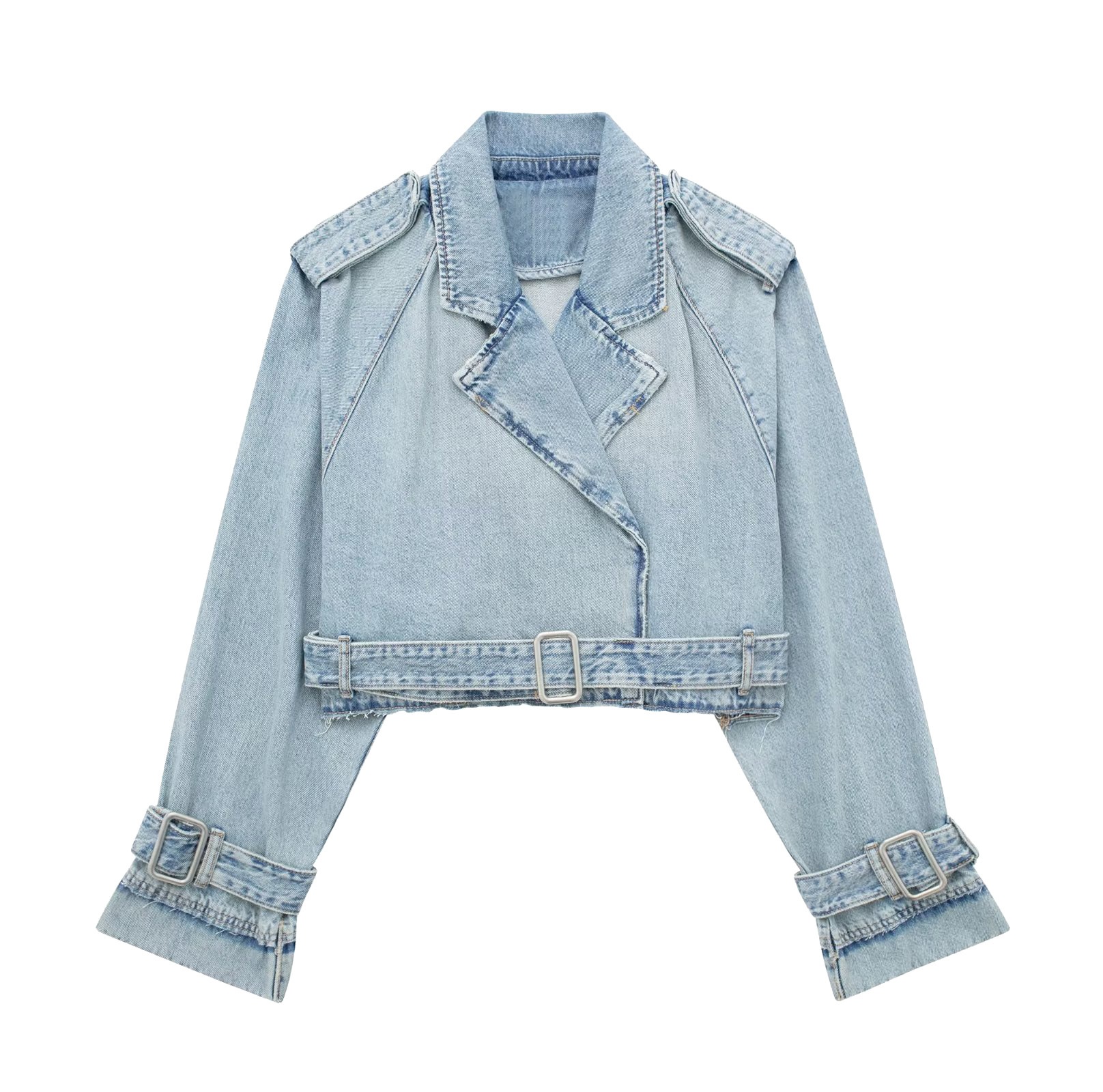 Versatile Denim Blouse