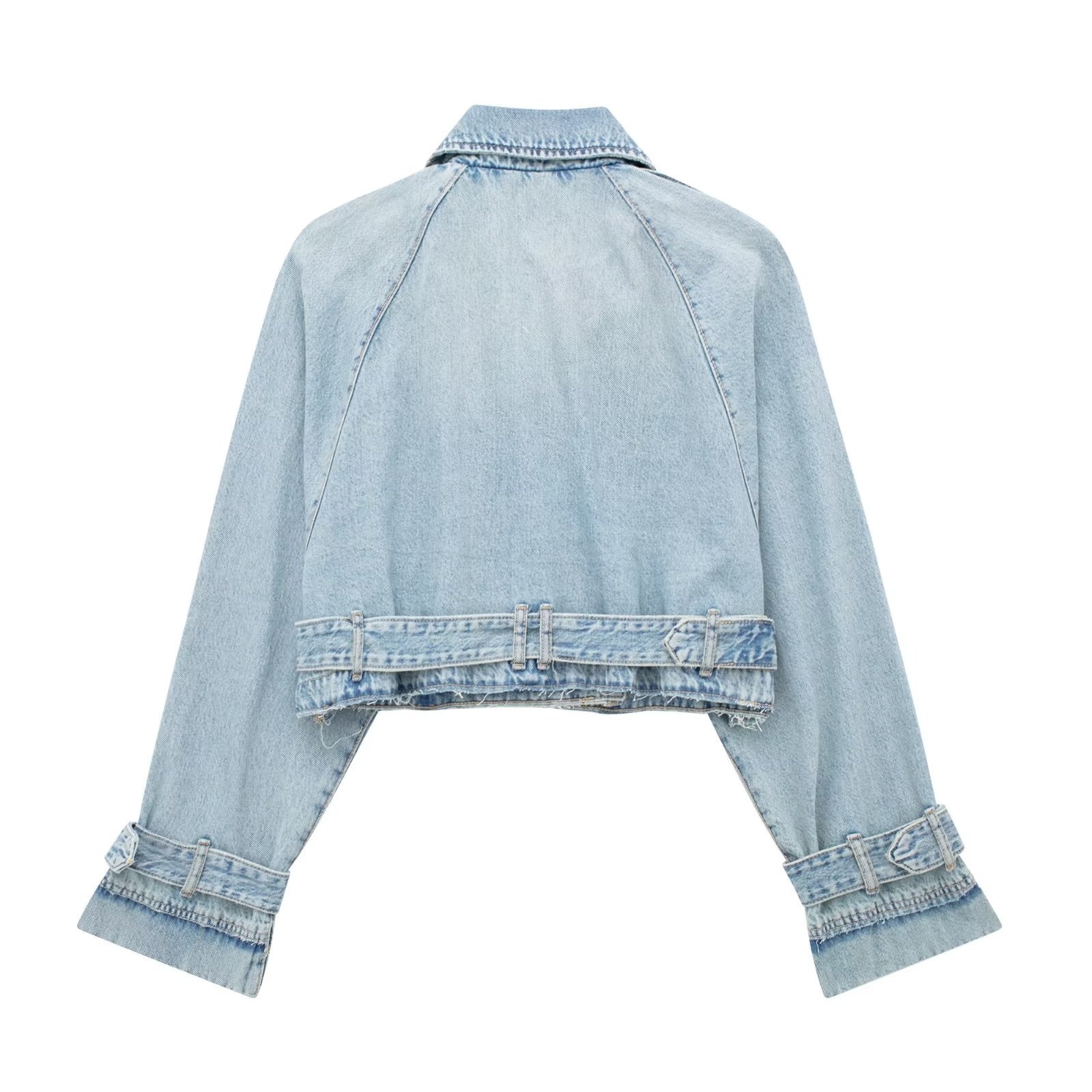 Trendy Denim Blouse