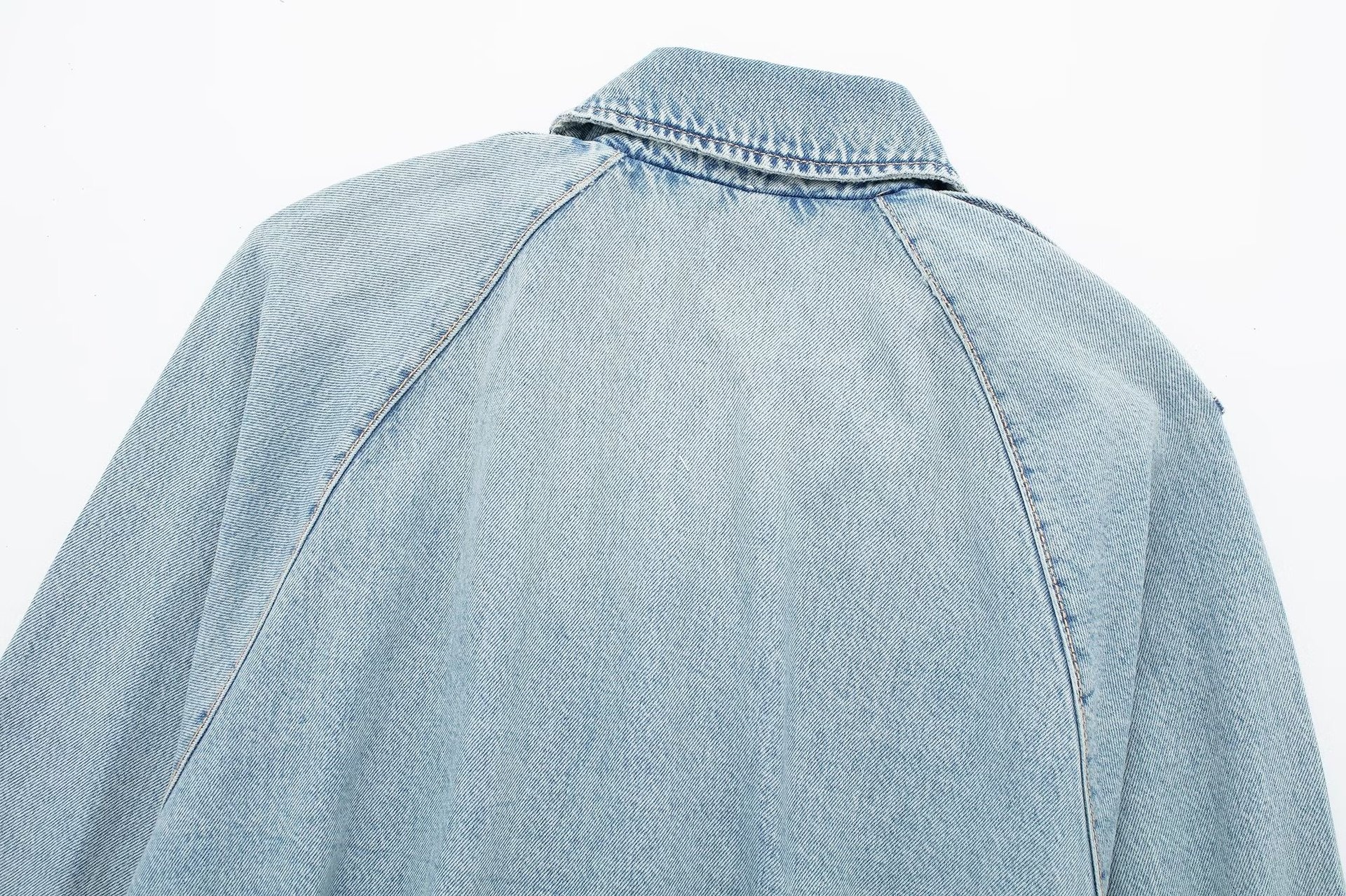 French Style Denim Blouse