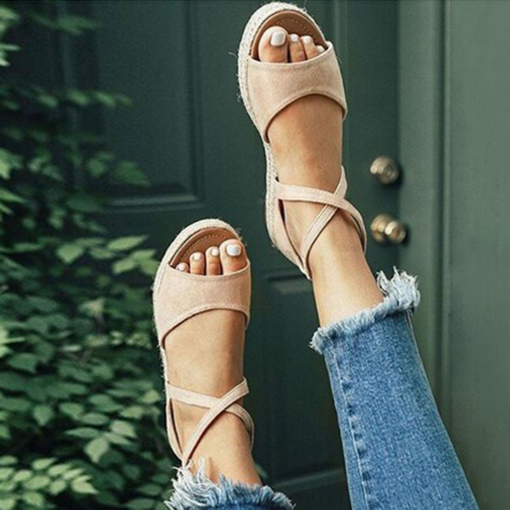 Hemp Rope Platform Shoes Fish Mouth Sandals - Image 5