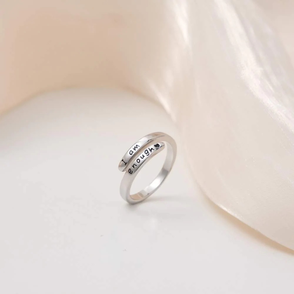 Women's Simple Fashion Forefinger Ring - White Gold