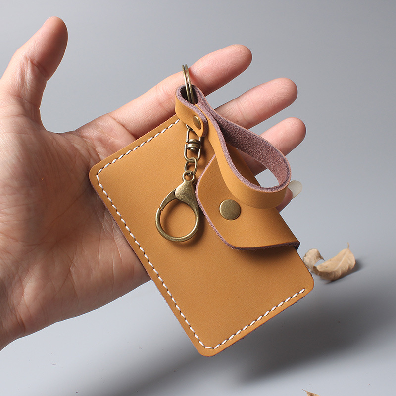 Interior of Cowhide Leather Card Holder