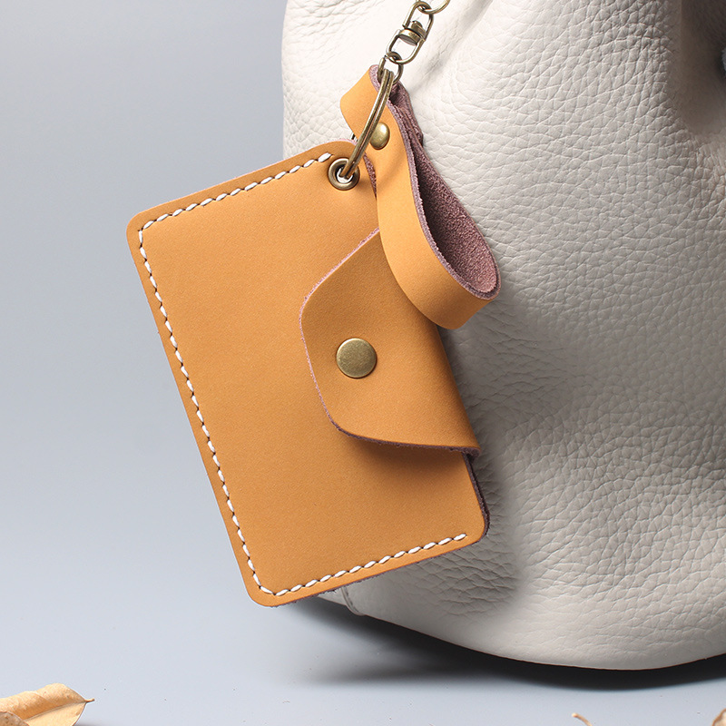 Various Colors of Cowhide Leather Card Holder