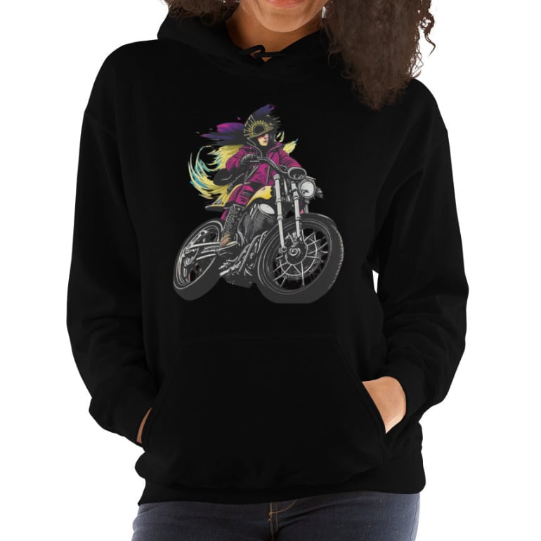 Punk TRIBU Unisex Hoodie Detail