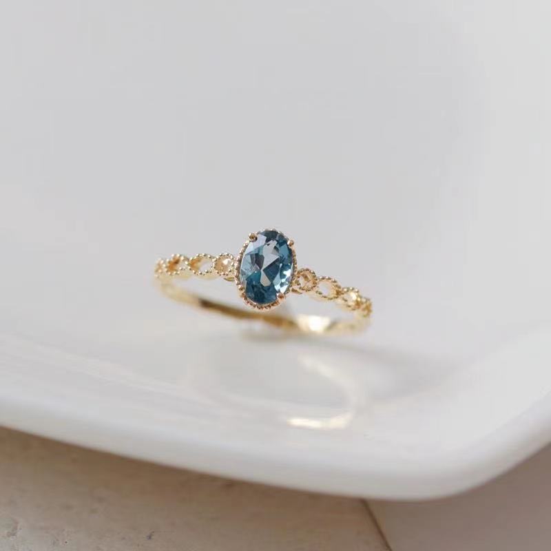 Ocean Blue Stone Ring 2