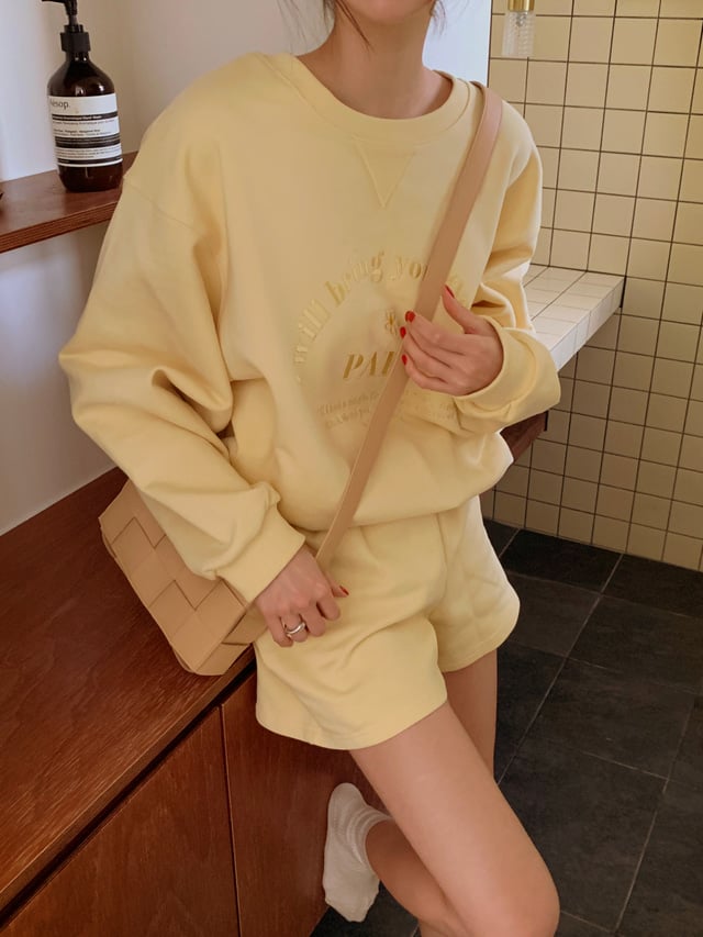 Comfortable Shorts and Sweater