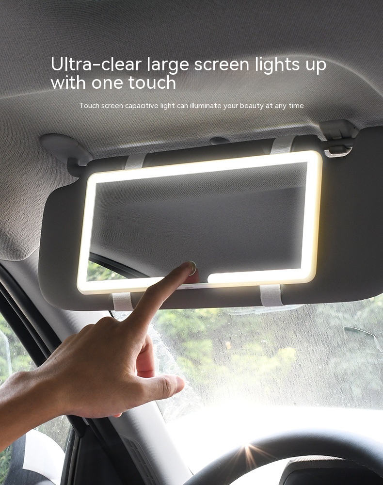 Automotive Sun Louver Makeup Mirror 2