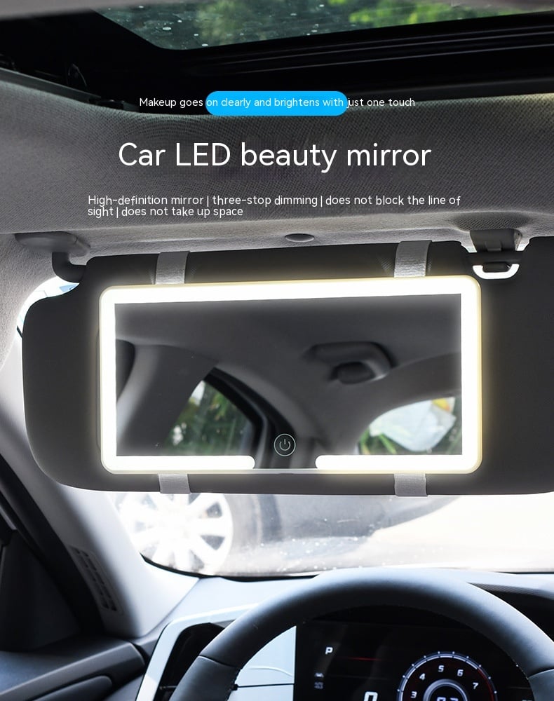 Automotive Sun Louver Makeup Mirror 1
