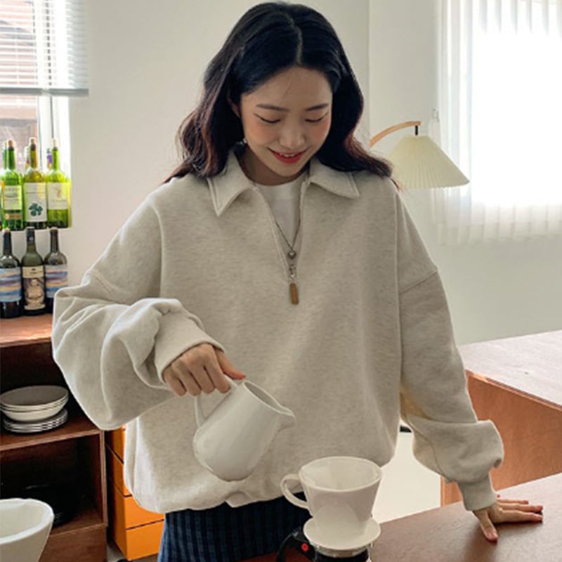 Lazy Casual Long Sleeve Sweatshirt Image 2