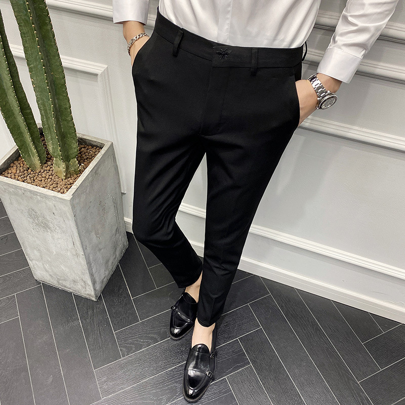 Pantalones en Gris Medio