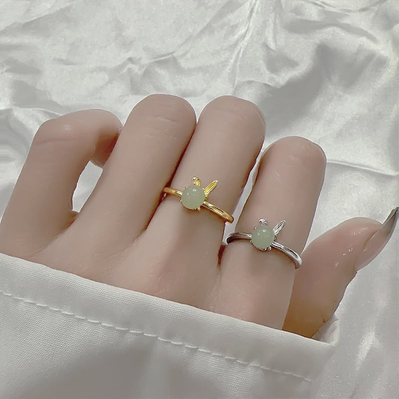 Index Finger Ring - White Gold Color