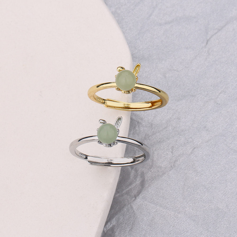 Beautiful Hetian Jade Ring