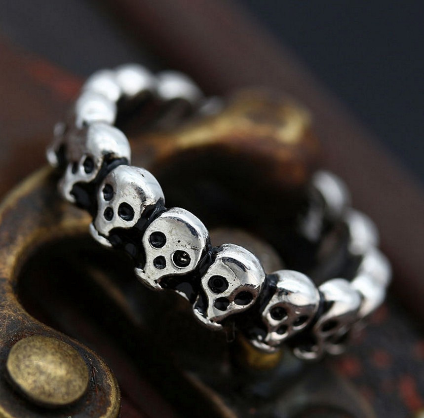 Retro Skull Ring 6