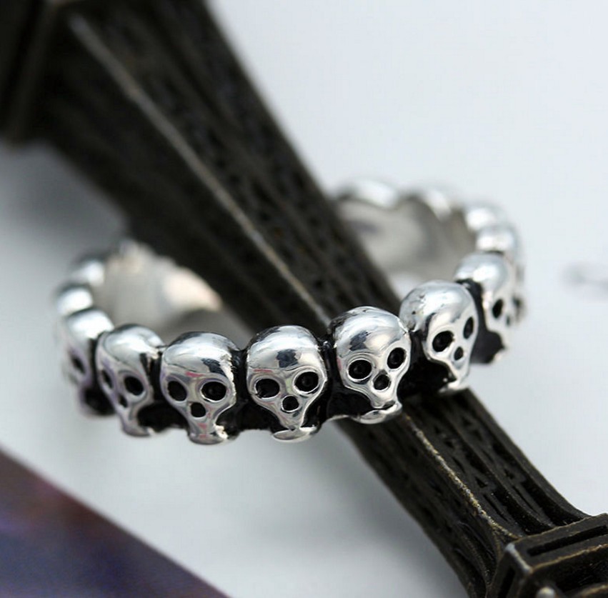 Retro Skull Ring 4