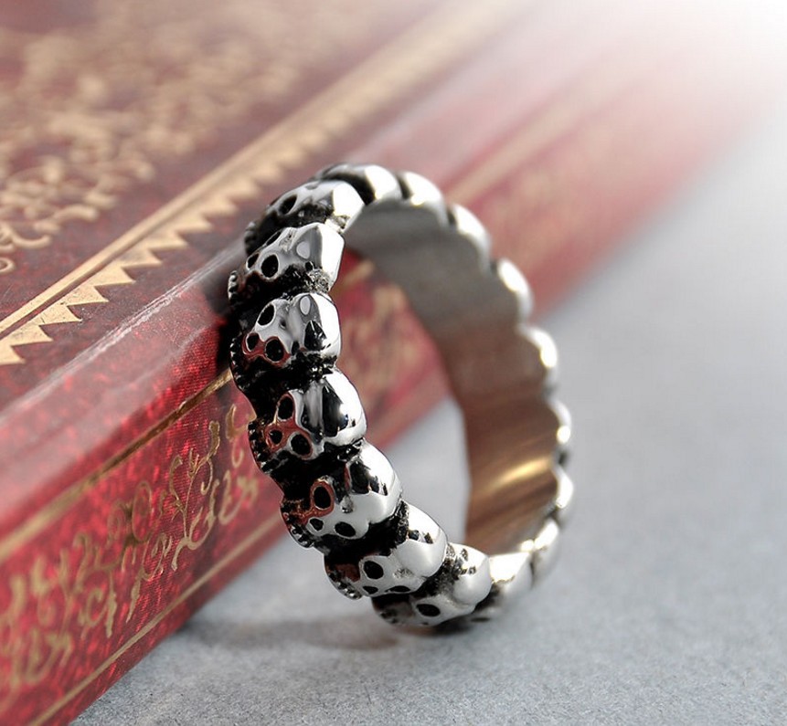 Retro Skull Ring 5