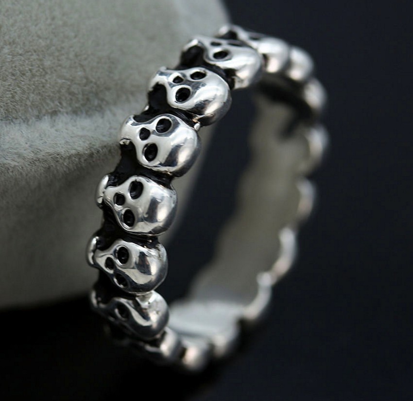 Retro Skull Ring 2