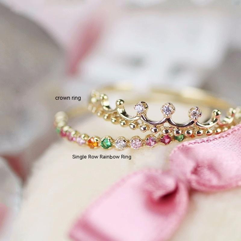 Sterling Silver Crown Ring 2