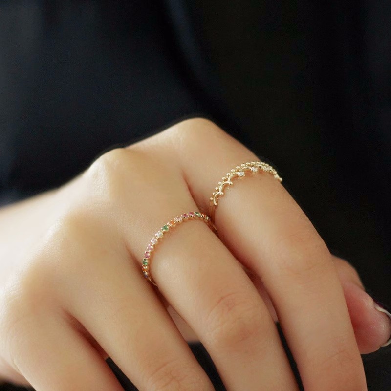 Sterling Silver Crown Ring 5