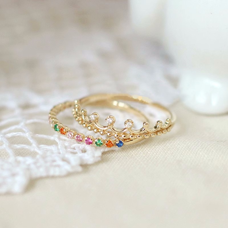 Sterling Silver Crown Ring 4