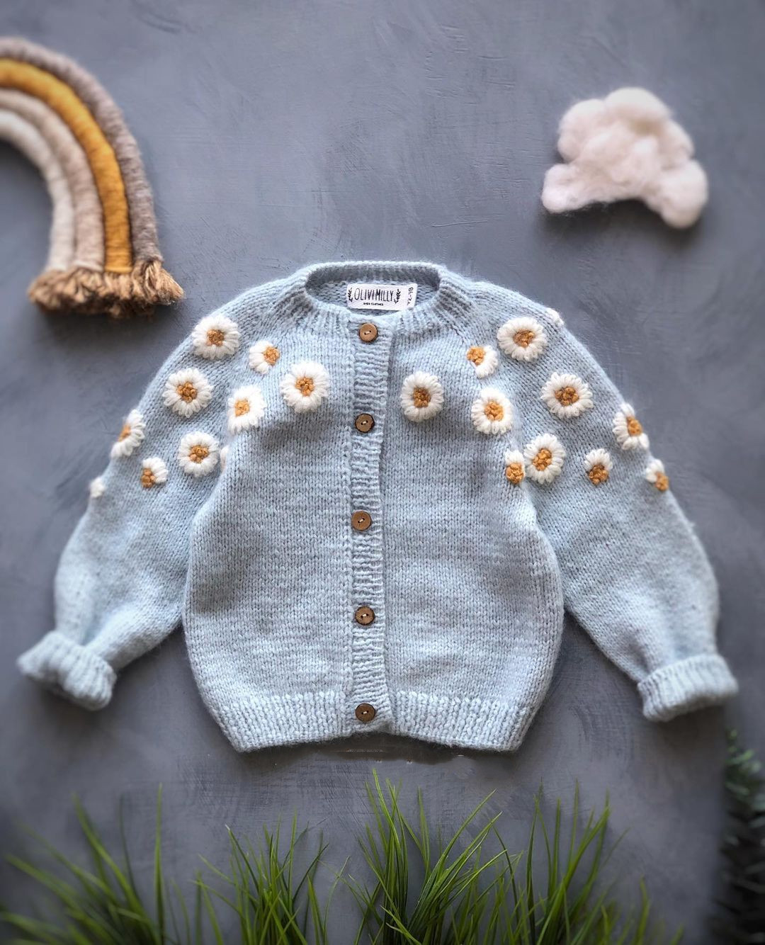 Wool Cardigan Sweater - Image 2