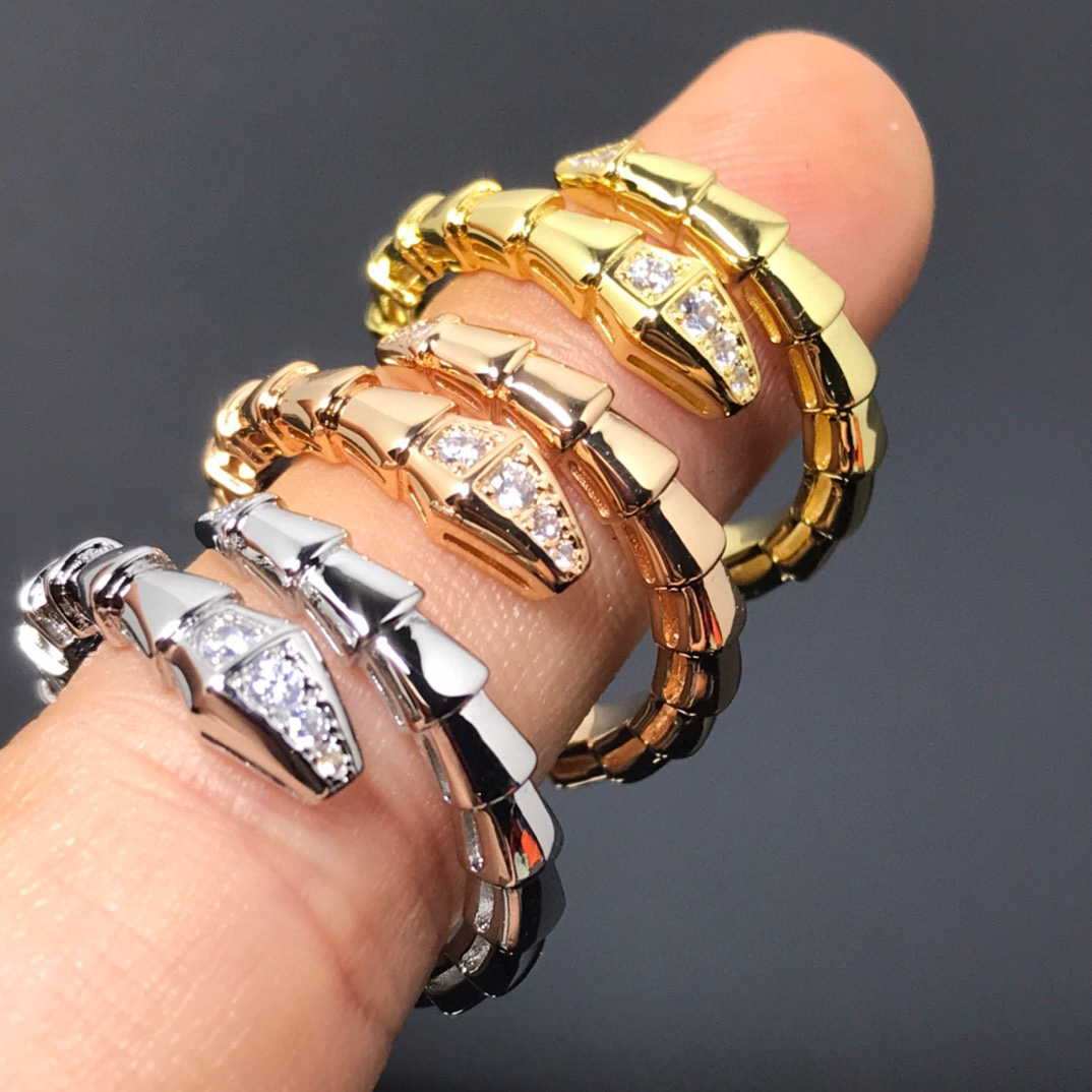 Snake Diamond-studded Ring Image 4