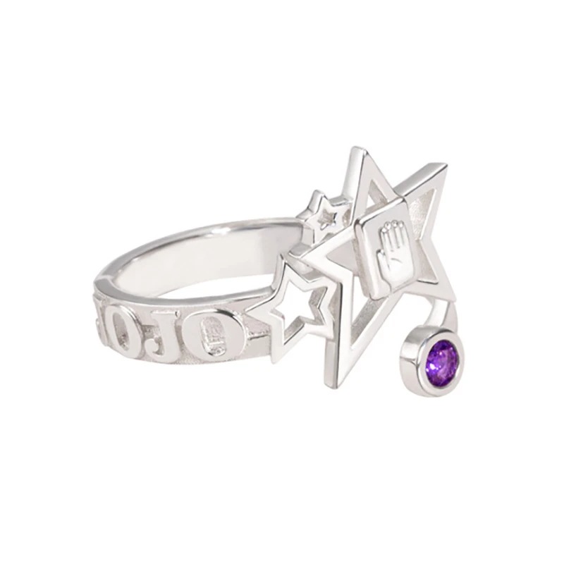 Purple Crystal Ring 1
