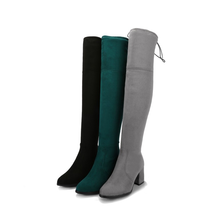 Dark Green Stylish Boots