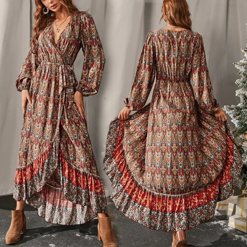 Printed Dress Side View
