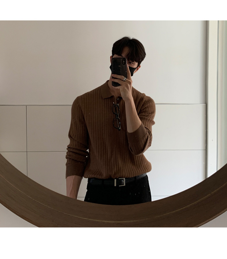Knitted Polo Shirt Image 13