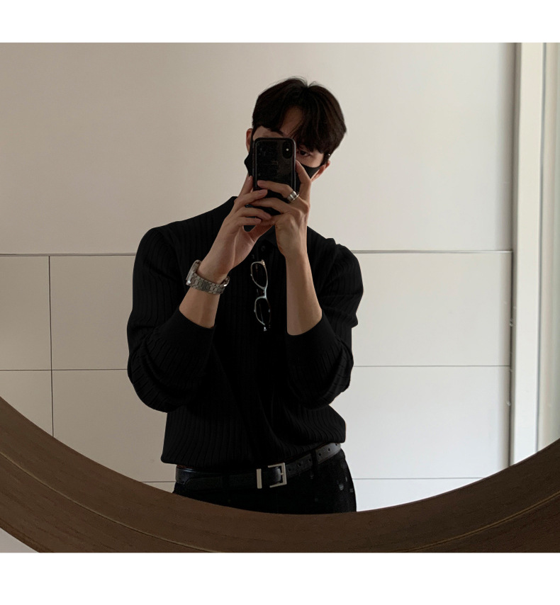 Knitted Polo Shirt Image 8