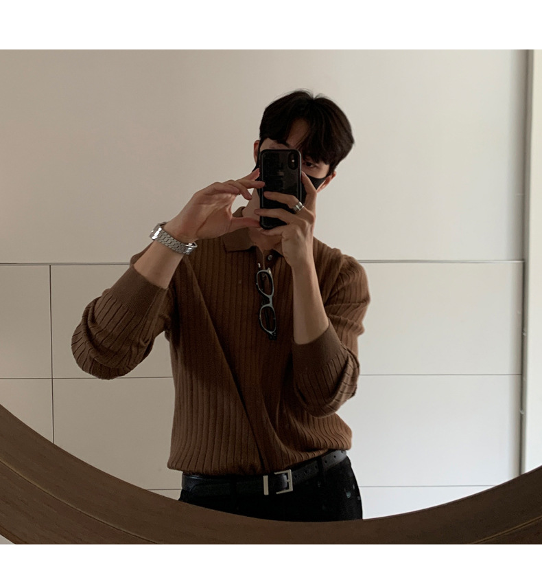 Knitted Polo Shirt Image 12