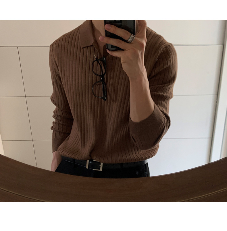 Knitted Polo Shirt Image 16