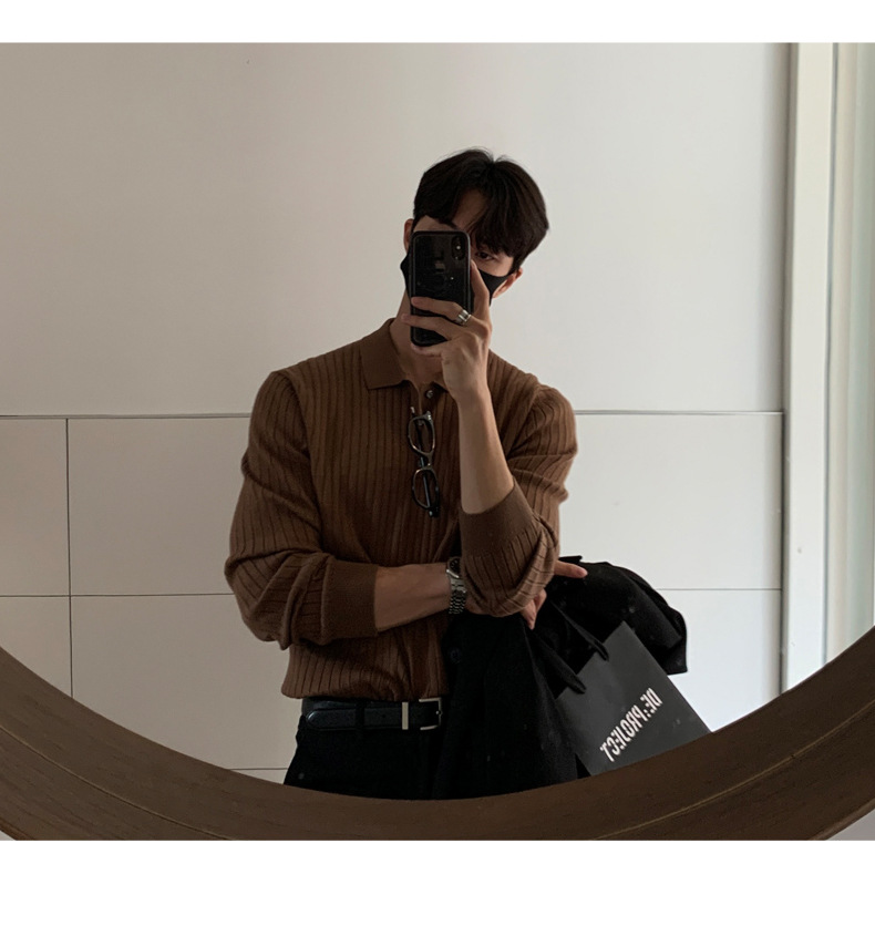 Knitted Polo Shirt Image 11