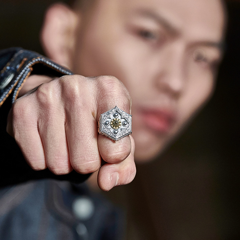 Men's Fashionable Index Finger Ring 4