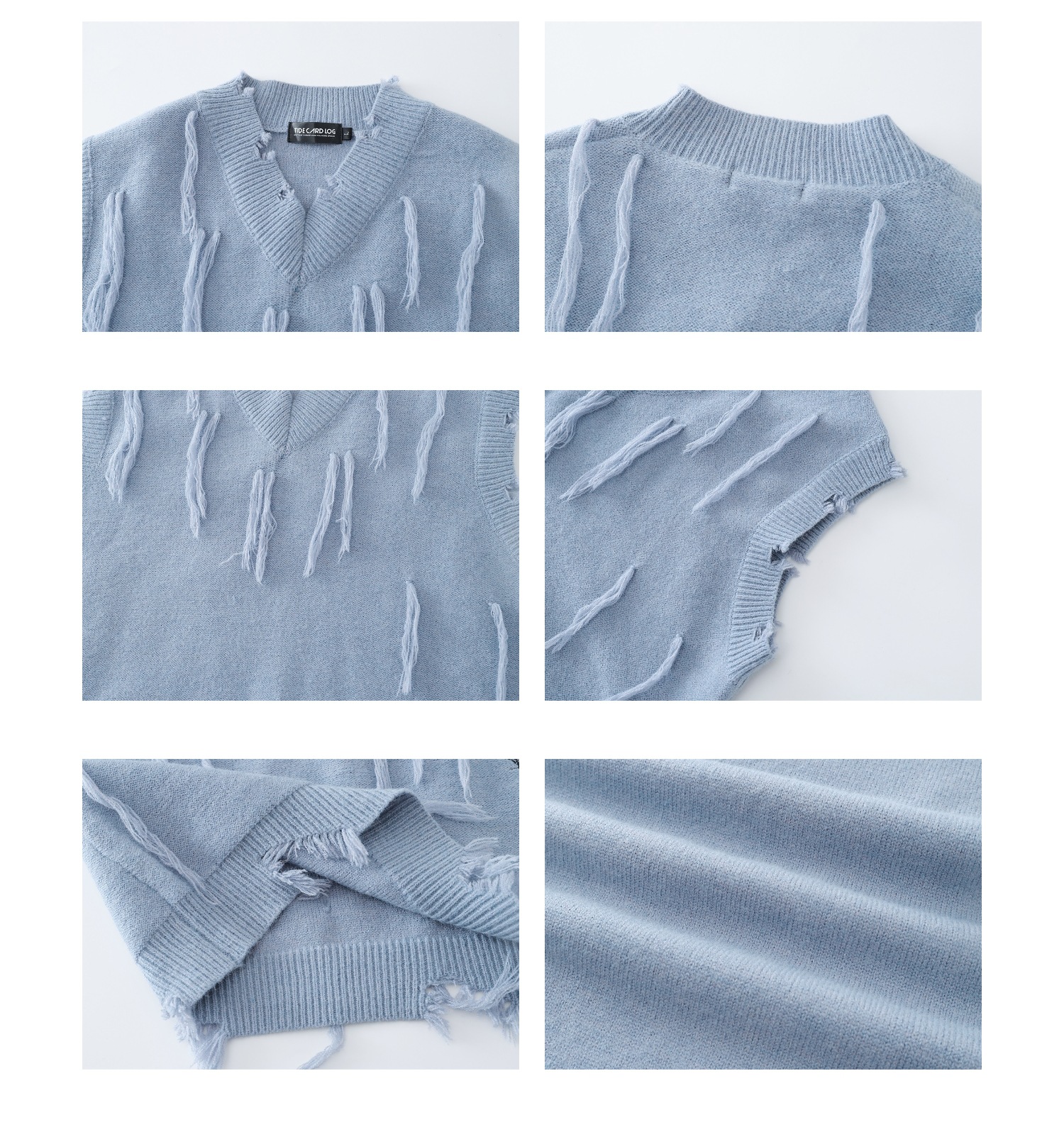 Embroidered Vest Sweater - Image 2