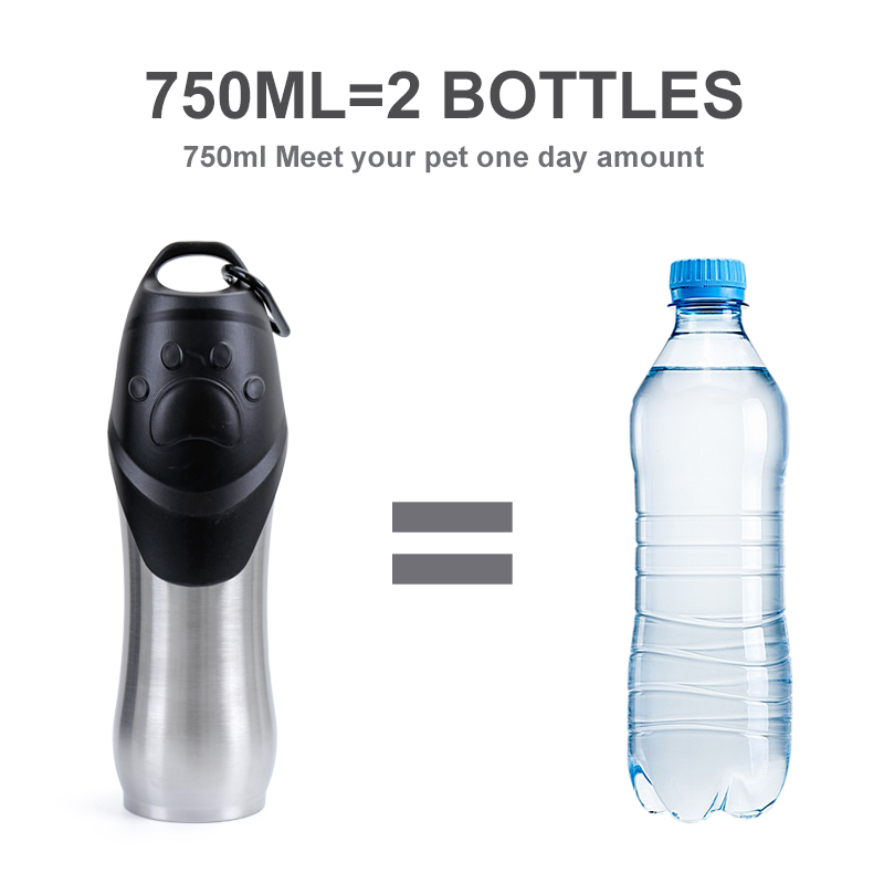 Stainless Steel Pets Drinking Water Bottle 5