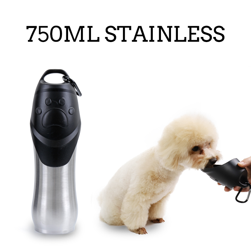 Stainless Steel Pets Drinking Water Bottle 6